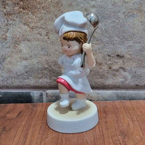 Vintage Campbells Kids Girl with Ladle Marching Porcelain Figurine 2003 - Picture 9 of 13